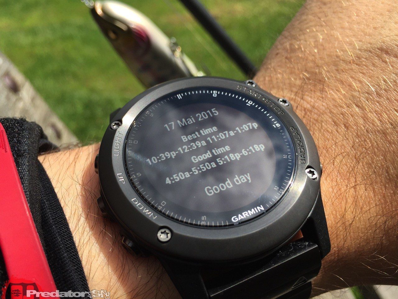 Angeln mit der Garmin fēnix 3