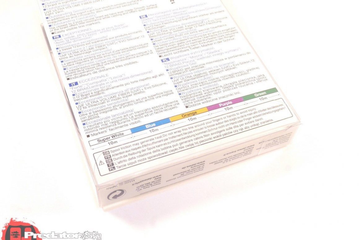 Daiwa 12-Braid multicolour 12-fach geflochtene Angelschnur