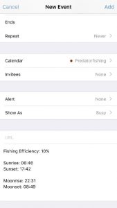 Mond Kalender App Fishing Calendar-App