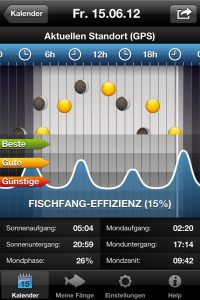 Mond Kalender App Fishing Calendar-App