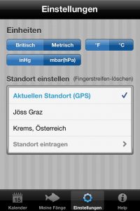 Mond Kalender App Fishing Calendar-App