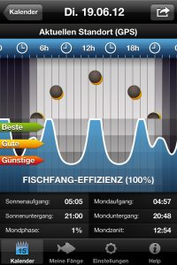 Mond Kalender App Fishing Calendar-App