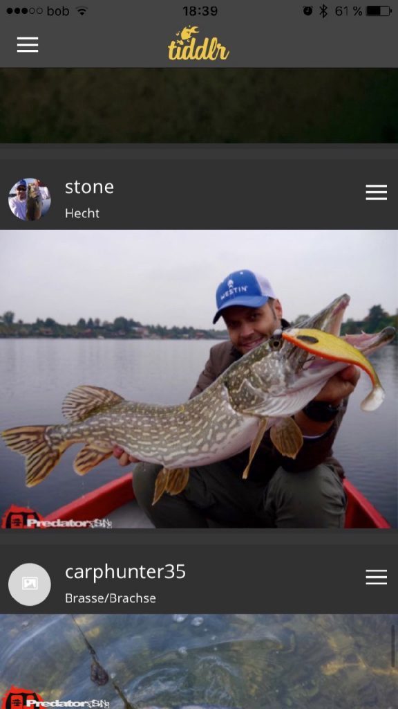 Tiddlr Smartphone Fangbuch App