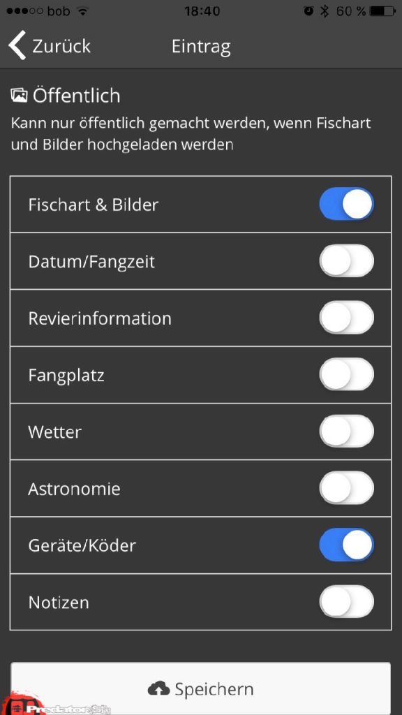 Tiddlr Smartphone Fangbuch App
