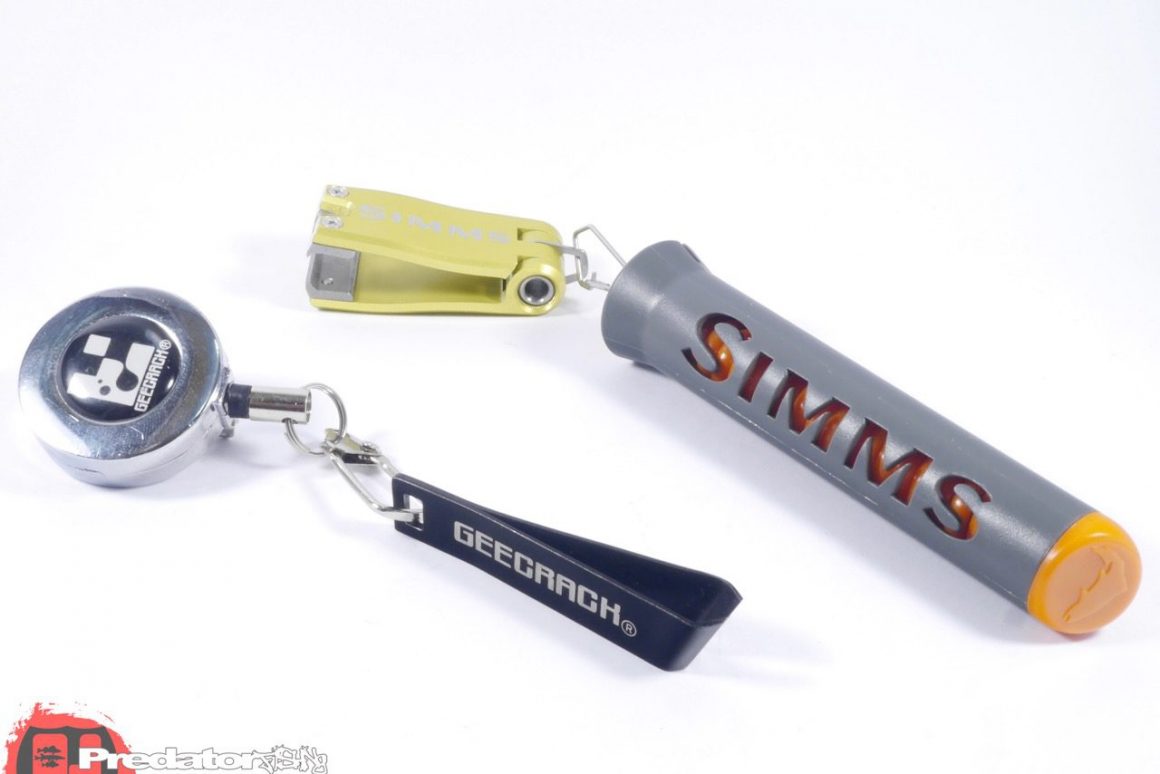 Simms RETRACTOR NIPPER vs. Geecrack Line-Clipper mit Pinion II