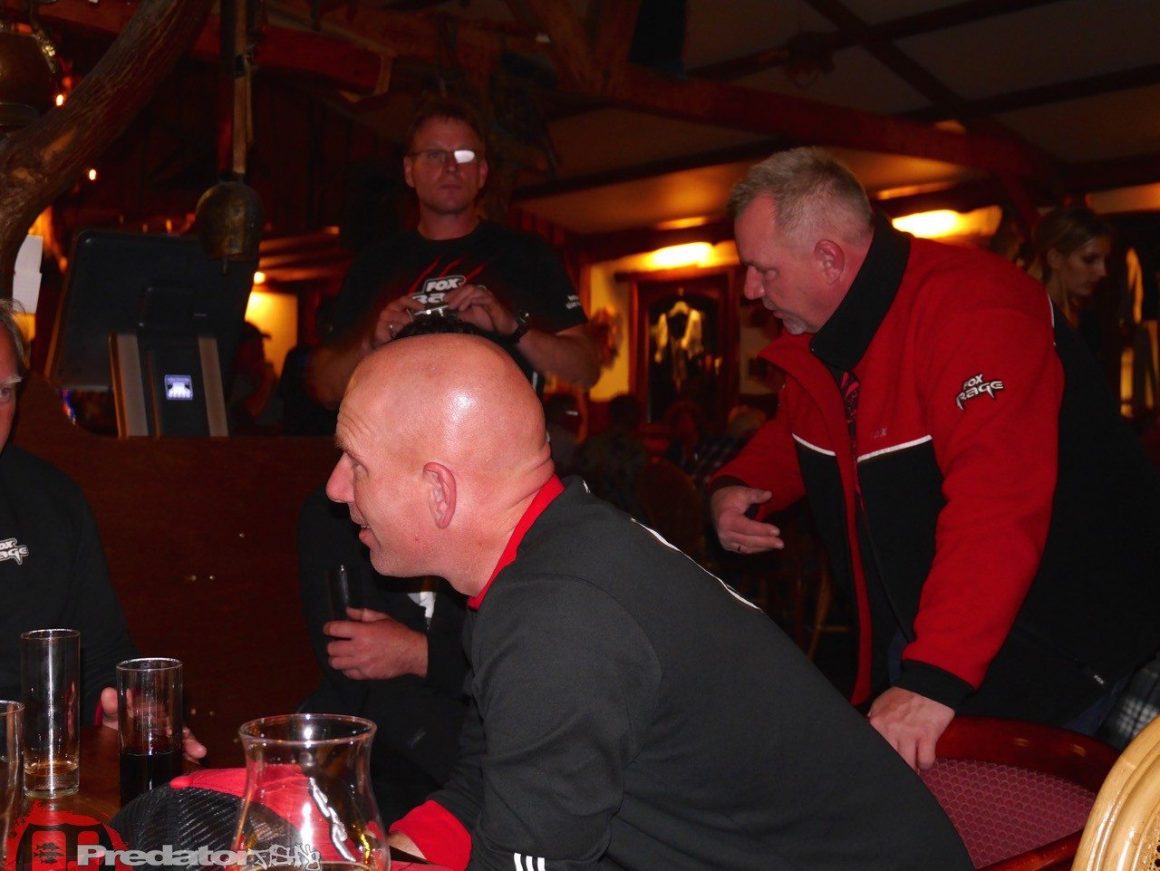 FOX Rage Team-Meeting 2014 Hecht Zander Barsch mit Dietmar Isaiasch