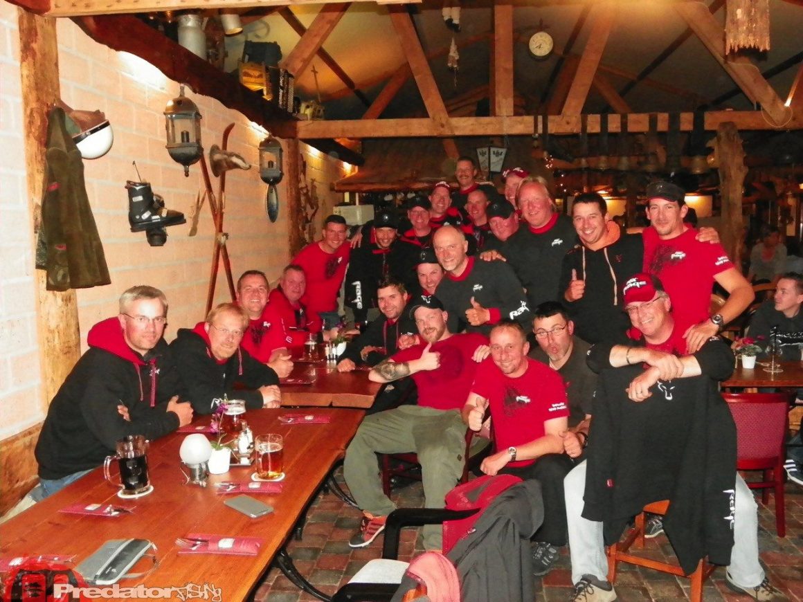 FOX Rage Team-Meeting 2014 Hecht Zander Barsch mit Dietmar Isaiasch