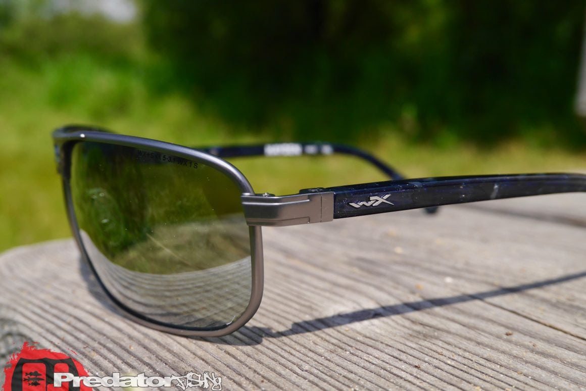 Wiley X HAYDEN Pol Grey Silver Flash Matte Dark Gunmetal Frame